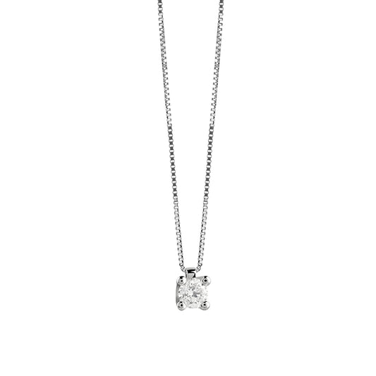 Collana Salvini Virginia Punto Luce Oro Bianco e Diamanti