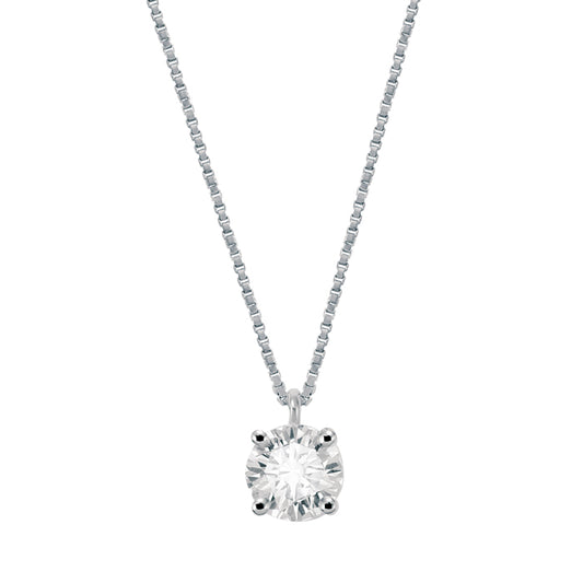 Collana Salvini Josephine Punto Luce Oro Bianco e Diamante
