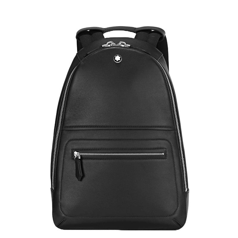 Zaini Montblanc Meisterstuck Selection Soft Zaino Piccolo In Pelle Nero