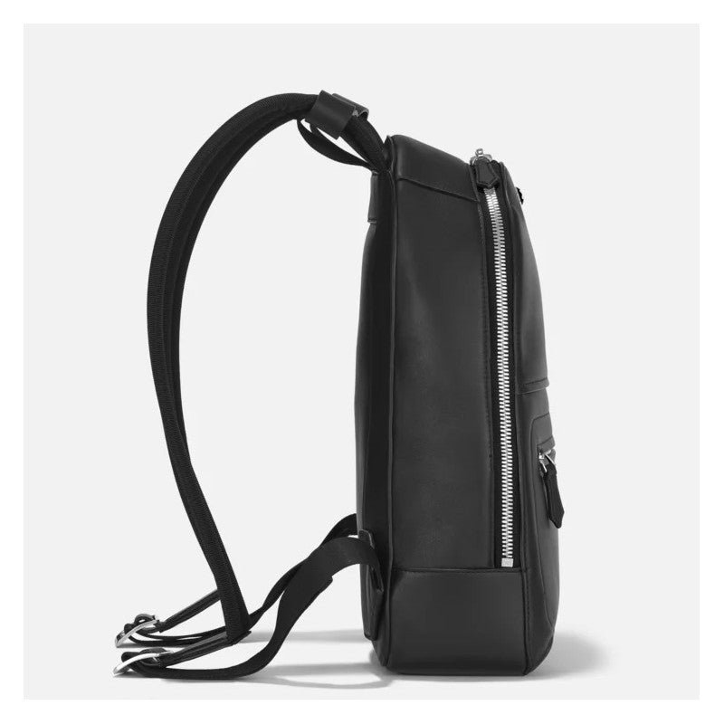 Zaini Montblanc Meisterstuck Selection Soft Zaino Piccolo In Pelle Nero