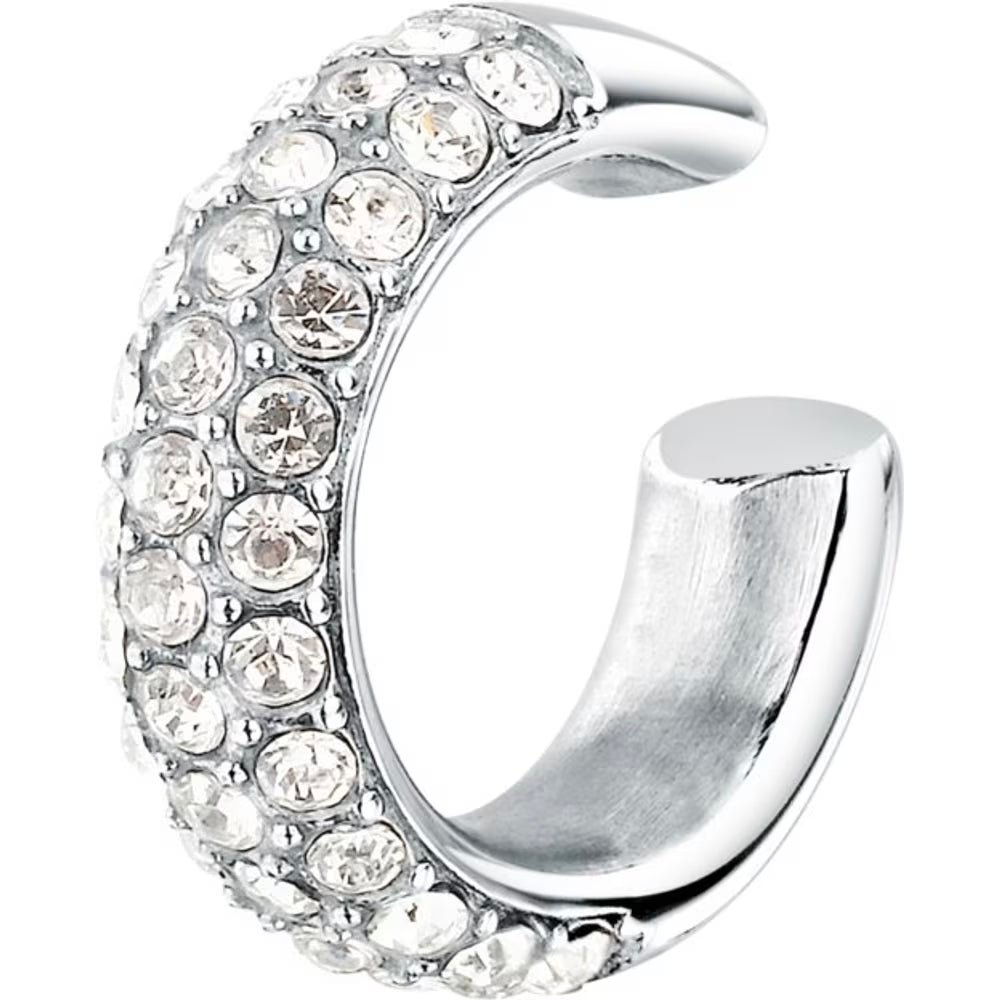 Orecchini Earcuff Morellato Acciaio Con Cristalli