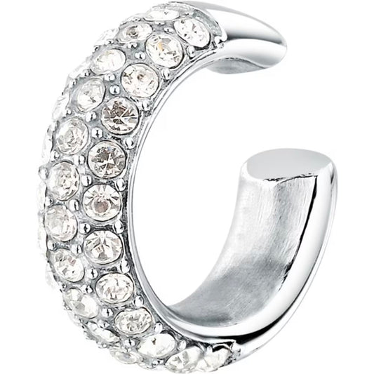 Orecchini Earcuff Morellato Acciaio Con Cristalli