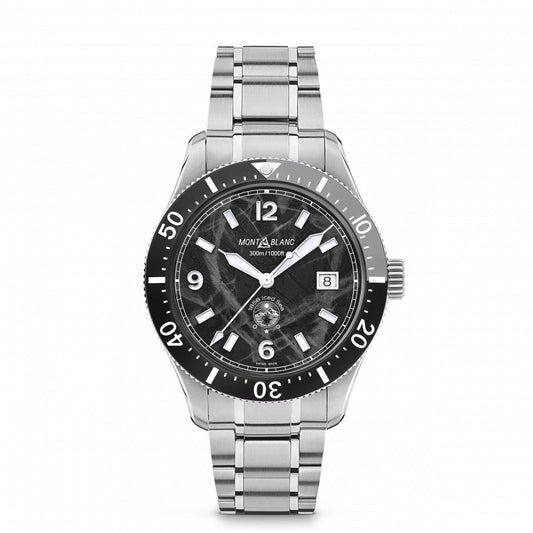 Orologio Montblanc Automatico 1858 Ice Sea 41 mm Braccialato Nero