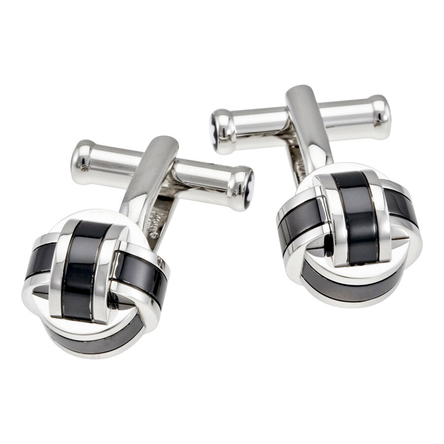 Gemelli Montblanc Sculptural Con Forma A Nodo