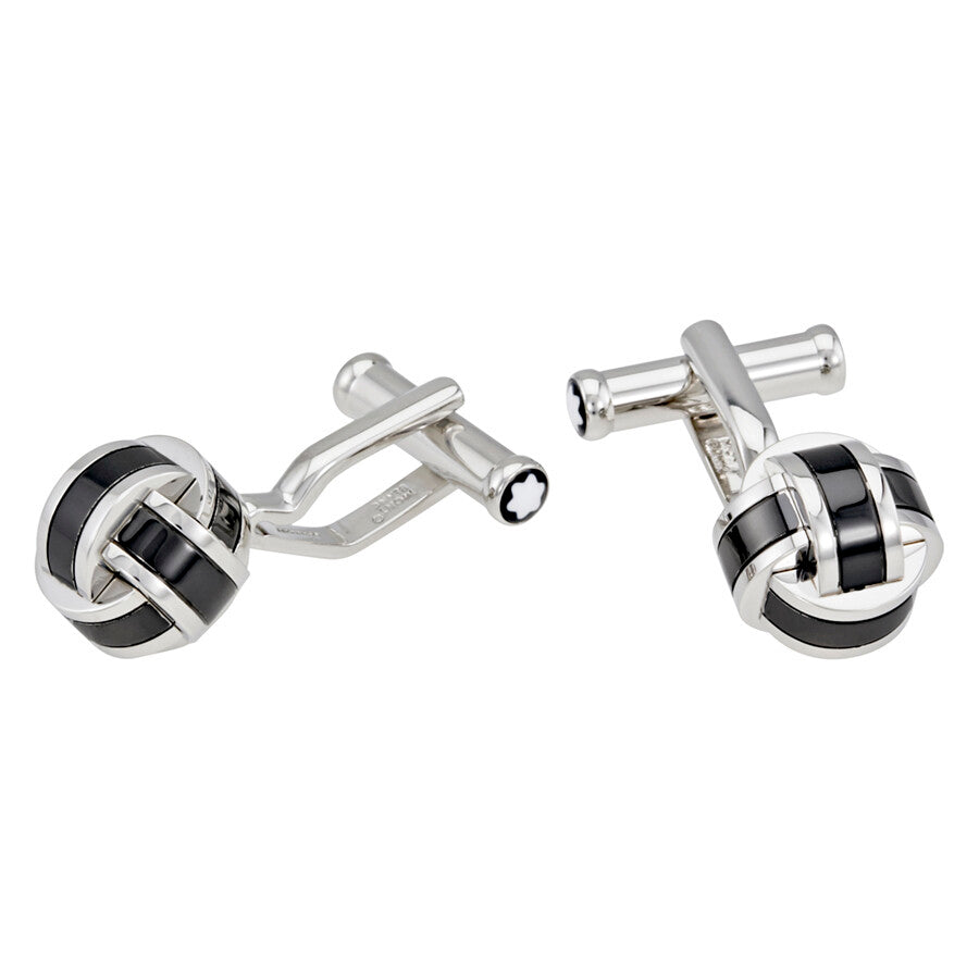 Gemelli Montblanc Sculptural Con Forma A Nodo