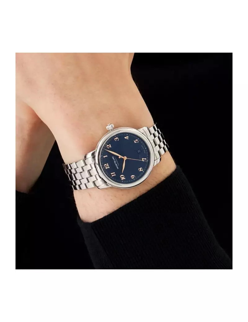 Orologio Montblanc Star Legacy 39 mm Automatico Braccialato Blu Edizione Limitata