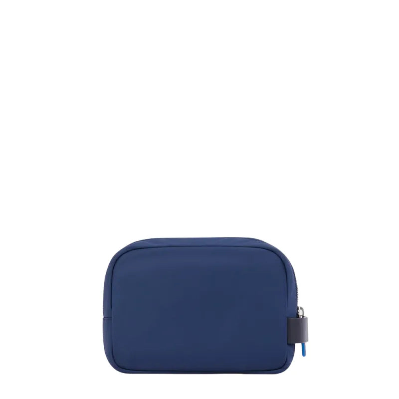 Necessaire Piquadro Beauty Case Nylon ed Inserto Pelle Blu