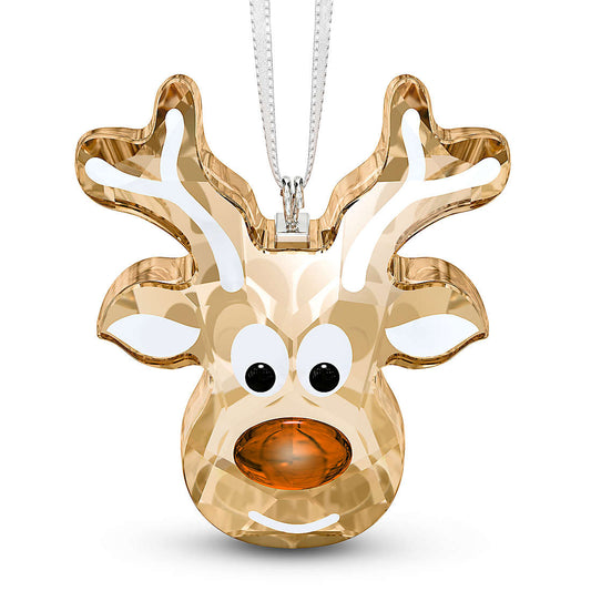 Decorazioni Natalizie Swarovski Joyful Ornament Gingerbread Reindeer, Renna Pan di Zenzero