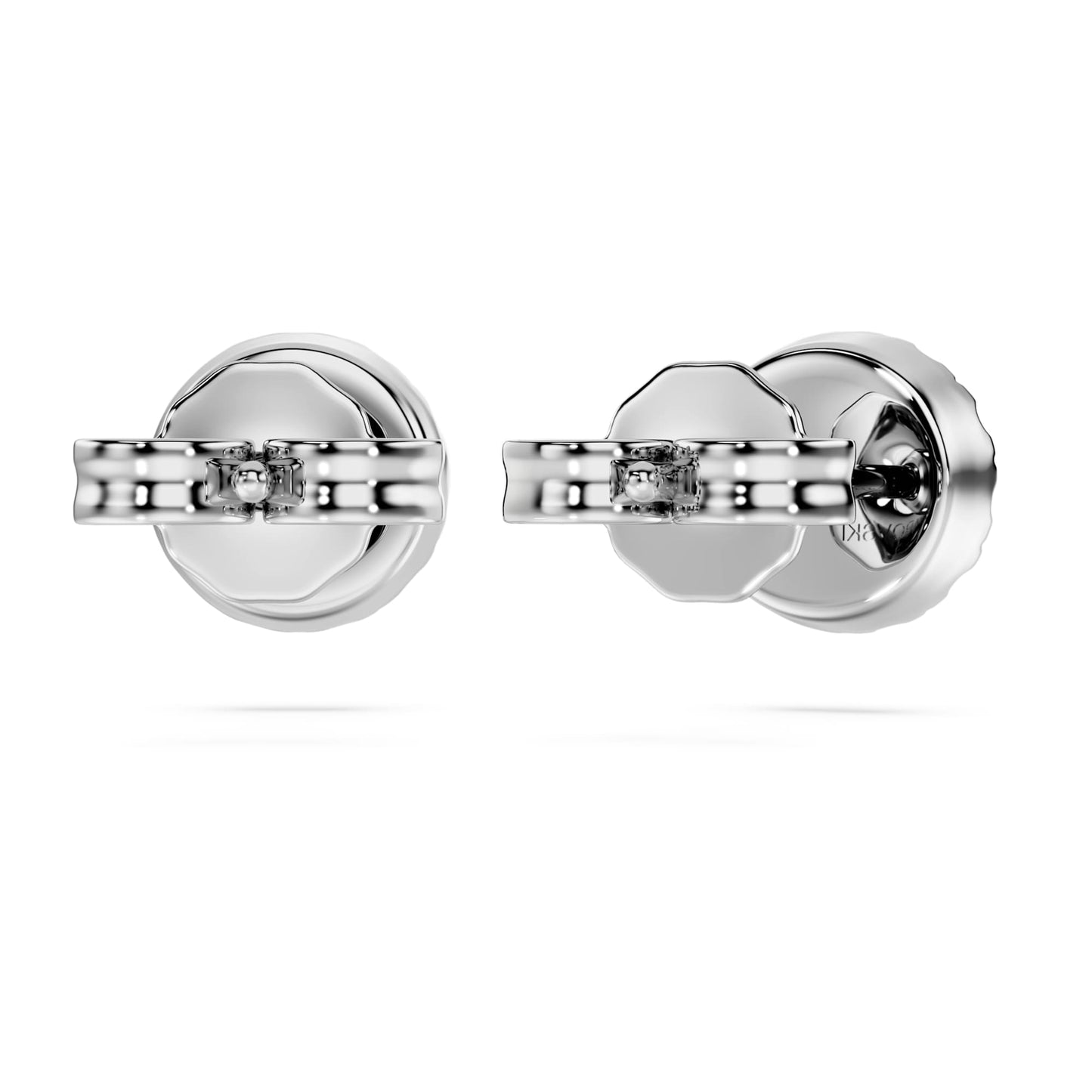 Orecchini a lobo Swarovski halo Eternity Diamanti creati in laboratorio 0,45 ct tw, Taglio Round, Argento sterling