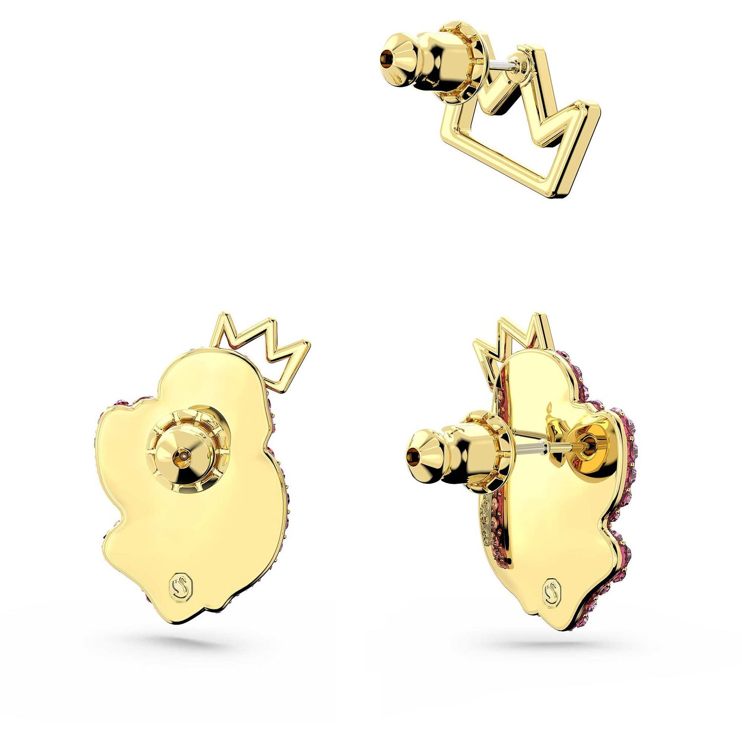 Set 3 Orecchini Swarovski Swan A Lobo