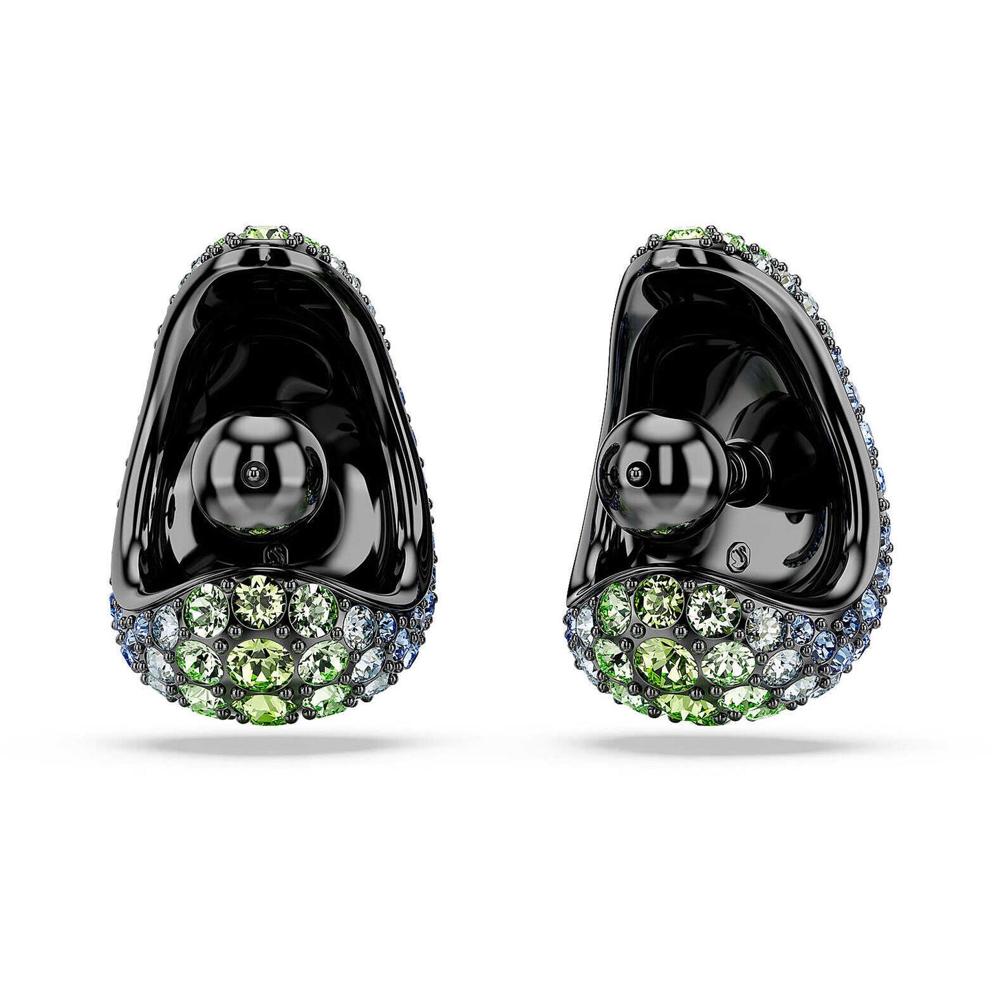 Orecchini A Lobo Swarovski Sublima  Taglio Round, Piccoli, Multicolore, Placcato rutenio