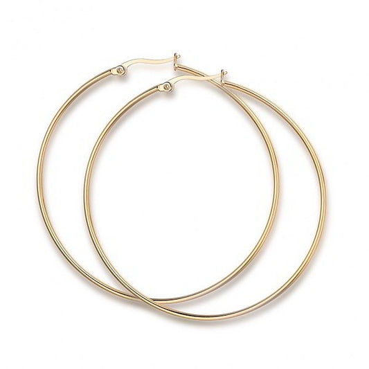 Orecchini Boccole Luca Barra Easy Chic Pvd Oro