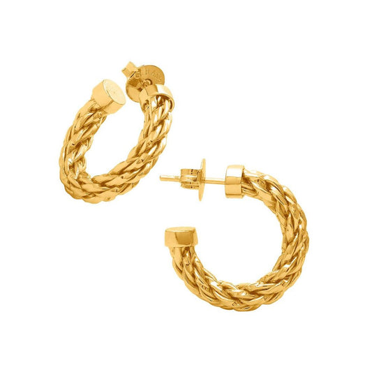 Orecchini Giovanni Raspini Nomad Sedona Bronzo Bagno D'Oro 18 Kt