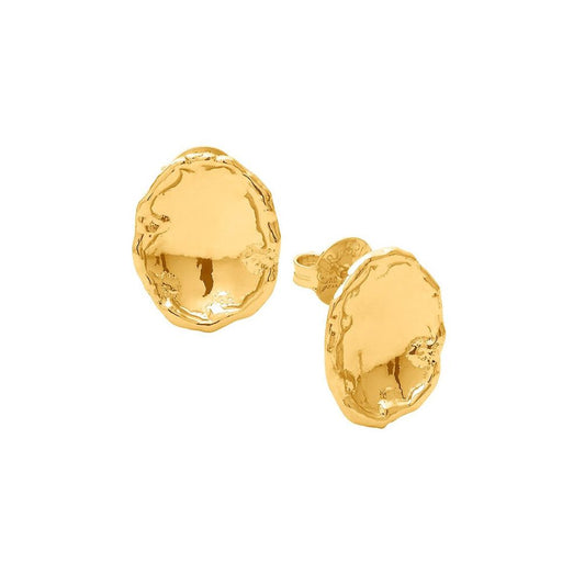 Orecchini Giovanni Raspini Nomad Yuma Bronzo Bagno D'Oro 18 Kt