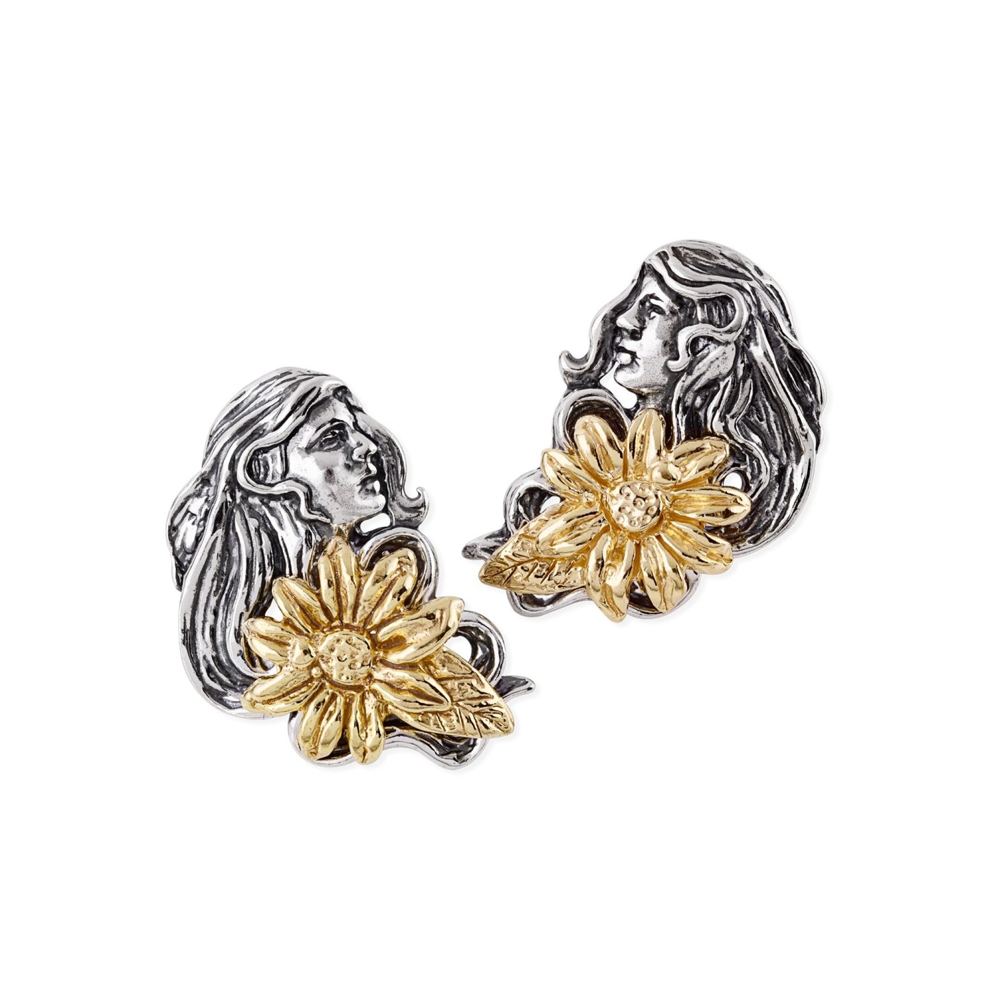 Orecchini Gerardo Sacco Linea Mesi Argento Simbolo Aprile