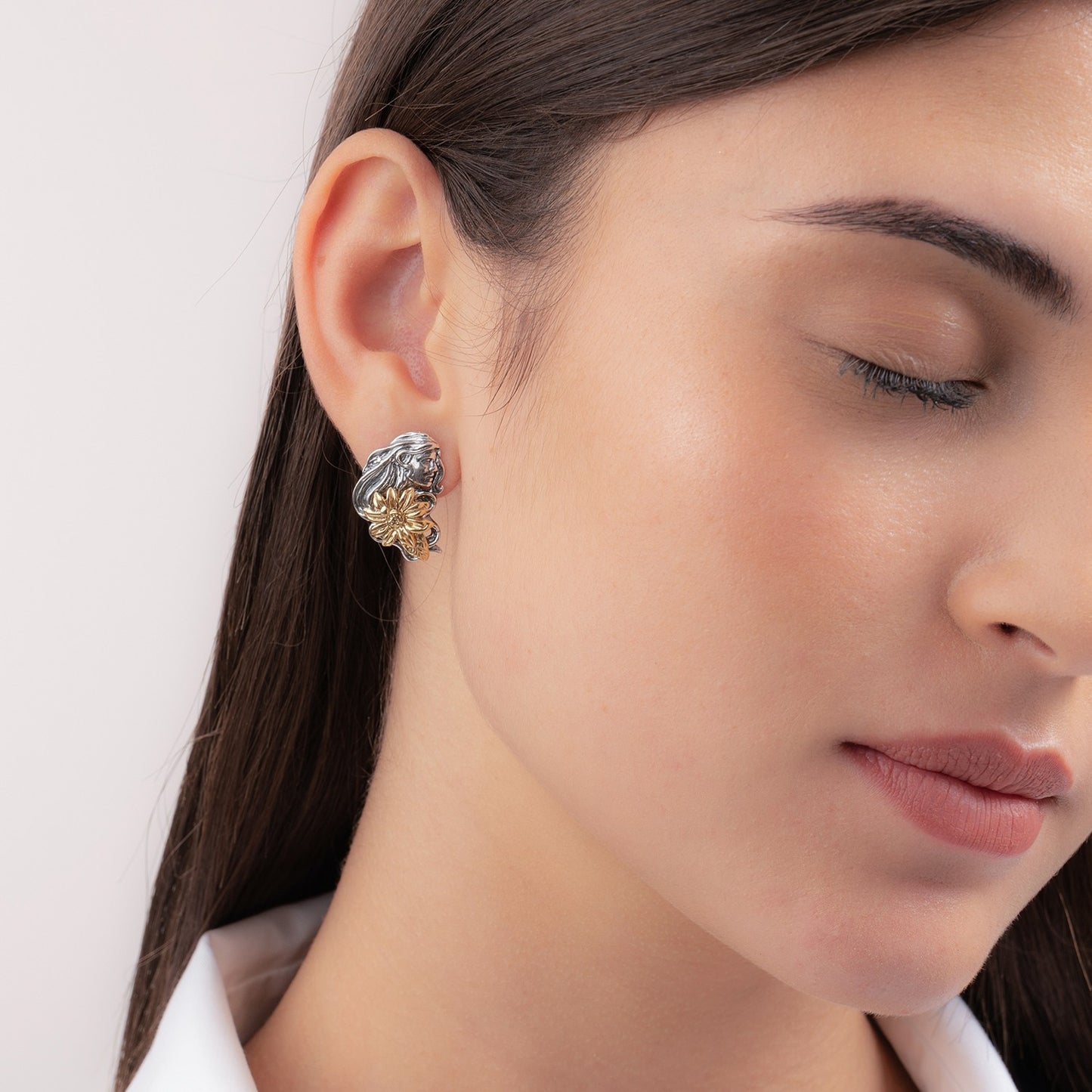 Orecchini Lobo Gerardo Sacco Magia in Argento Mese Ottobre