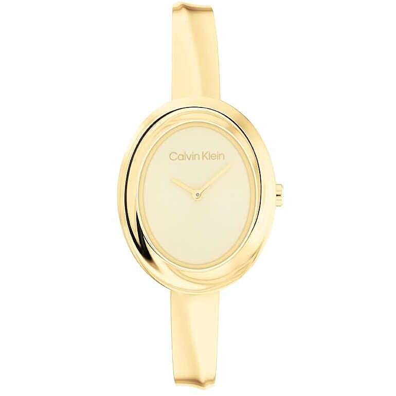Orologio Calvin Klein Ckw Twisted Lady 26 Mm Pvd Oro Braccialato