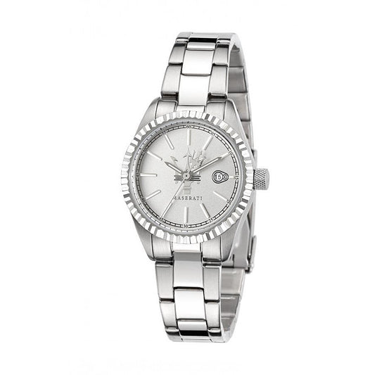 Orologio Maserati Competizione 32 Mm Lady Acciaio Braccialato Silver