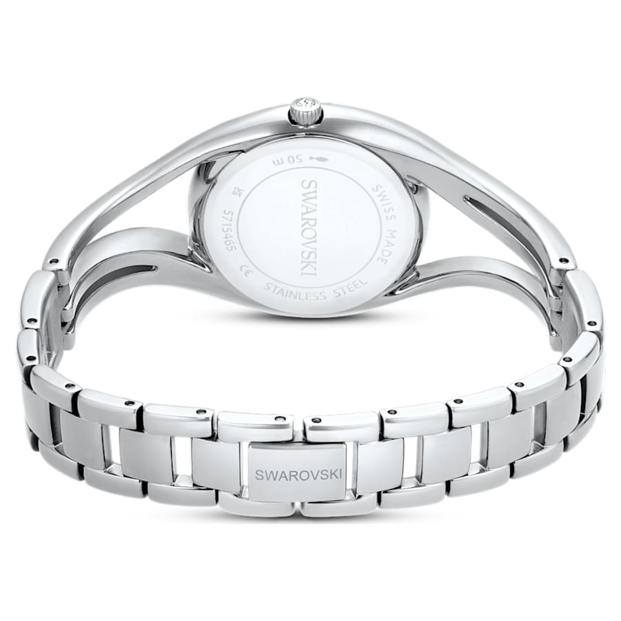 Orologio Swarovski bangle Hyperbola Tonalità argento, Acciaio inossidabile