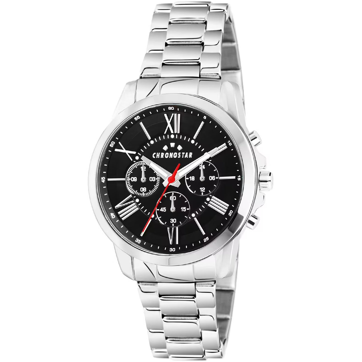 Orologio Chronostar Sporty Chrono Braccialato Nero