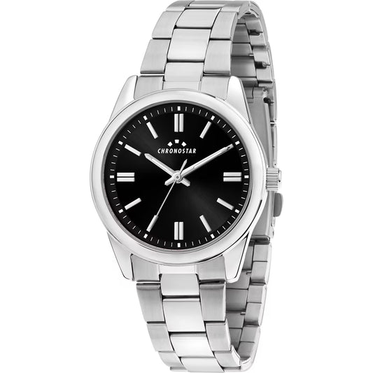 Orologio Chronostar Timeless Braccialato Nero
