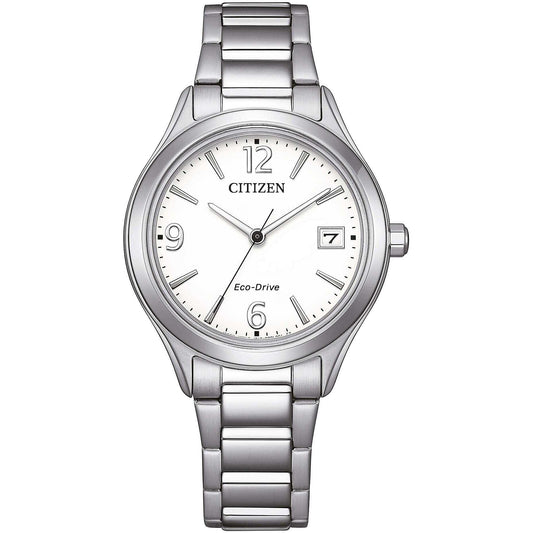 Orologio Citizen Of Action Lady Eco-Drive 33 mm Braccialato Bianco