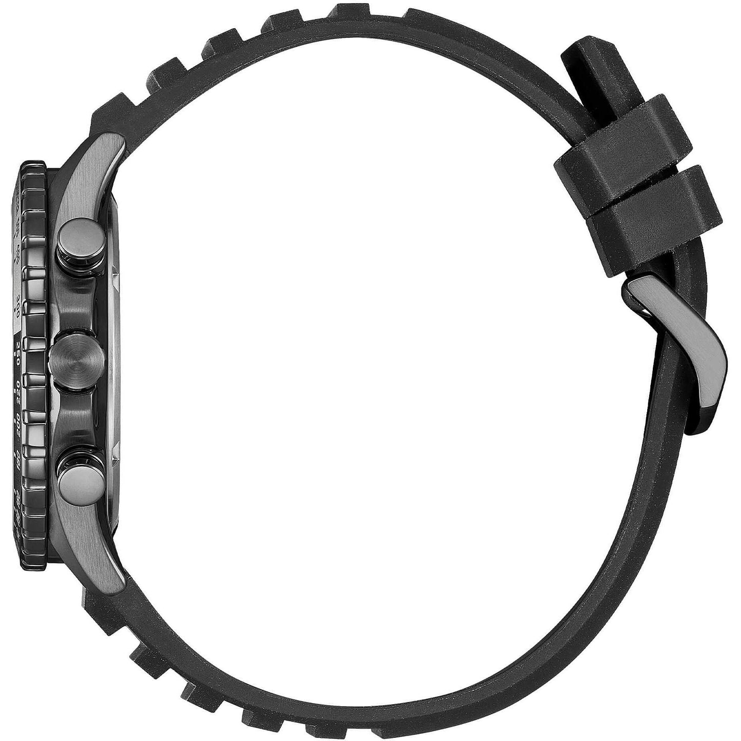 Orologio Citizen Of Action Crono Eco-Drive 43 mm Pvd Grigio Cinturino Gomma Nera