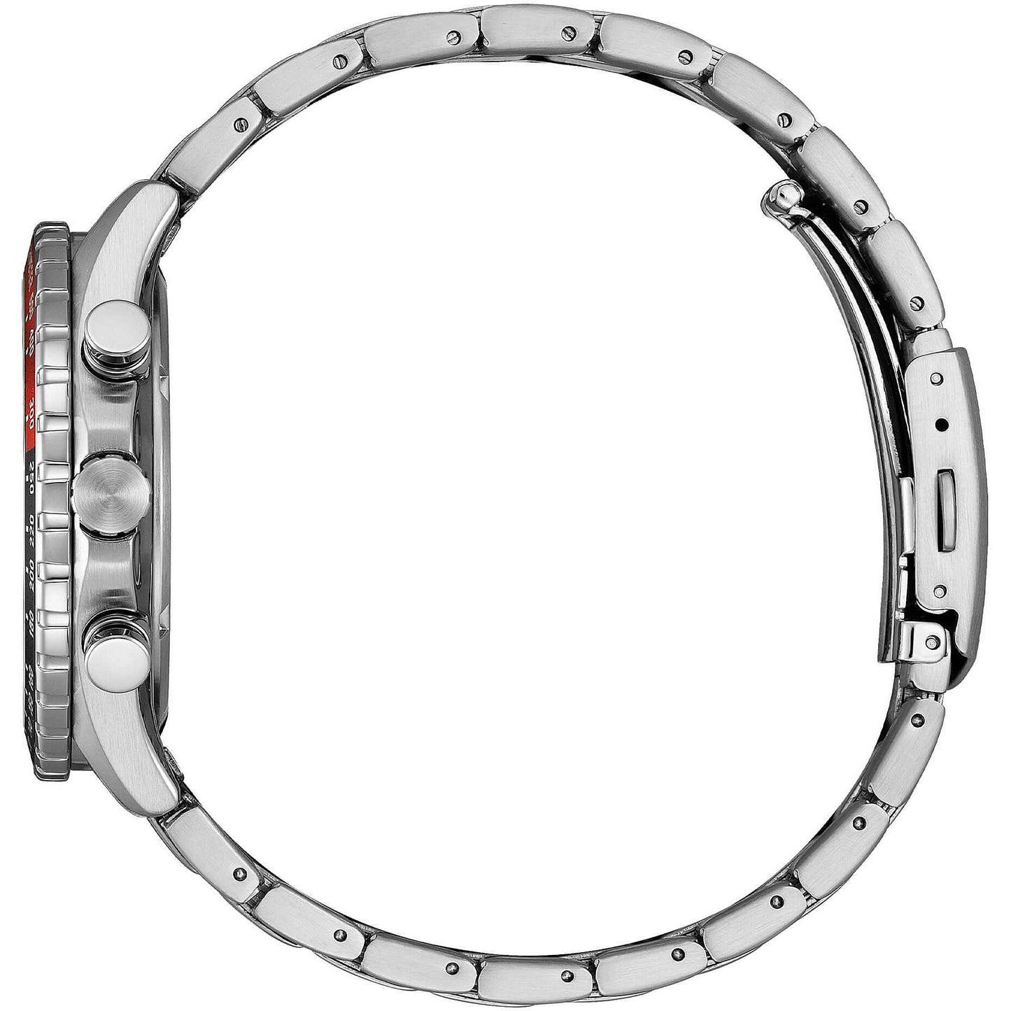 Orologio Citizen Of Action Crono Eco-Drive 43 mm Braccialato Nero