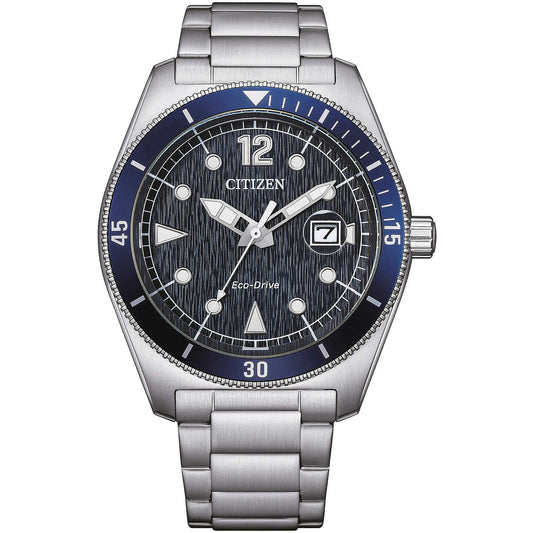 Orologio Citizen Of Action Eco-Drive 43 mm Braccialato Blu