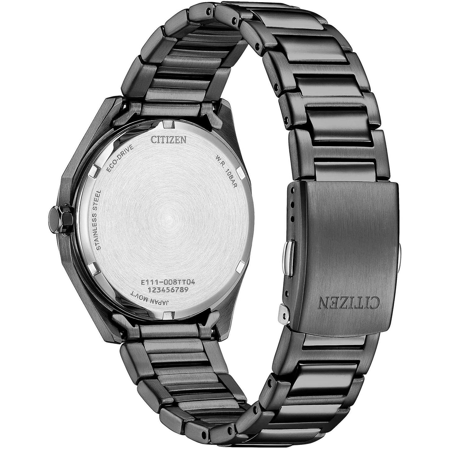 Orologio Citizen Metropolitan Unisex 38 mm Pvd Nero Braccialato