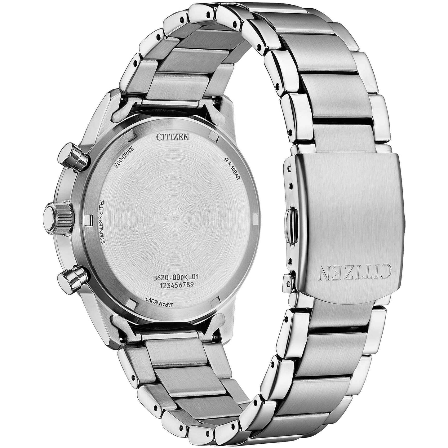 Orologio Citizen Of Action Crono Eco-Drive 42 mm Braccialato Blu/Nero