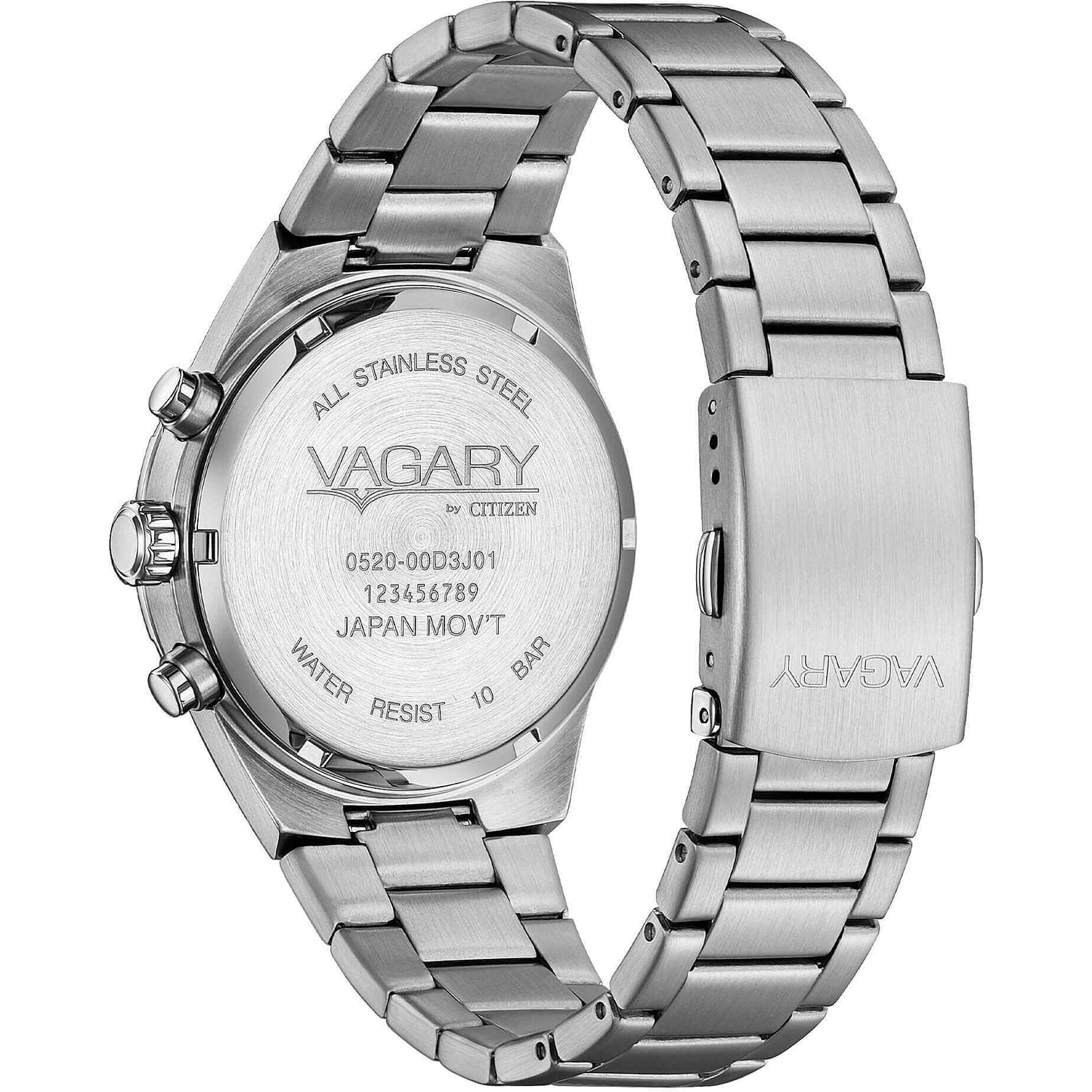 Orologio Vagary Aqua39 Crono 40 Mm Acciaio Braccialato Verde/Nero