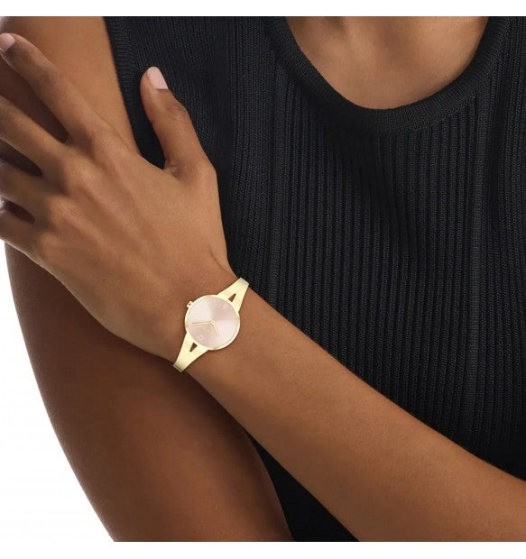 Orologio Calvin Klein Joyful Lady 30 mm Pvd Oro Braccialato Rosa