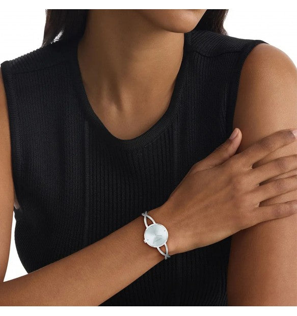 Orologio Calvin Klein Sculpted Embrace Lady 28 mm Acciaio Braccialato Silver