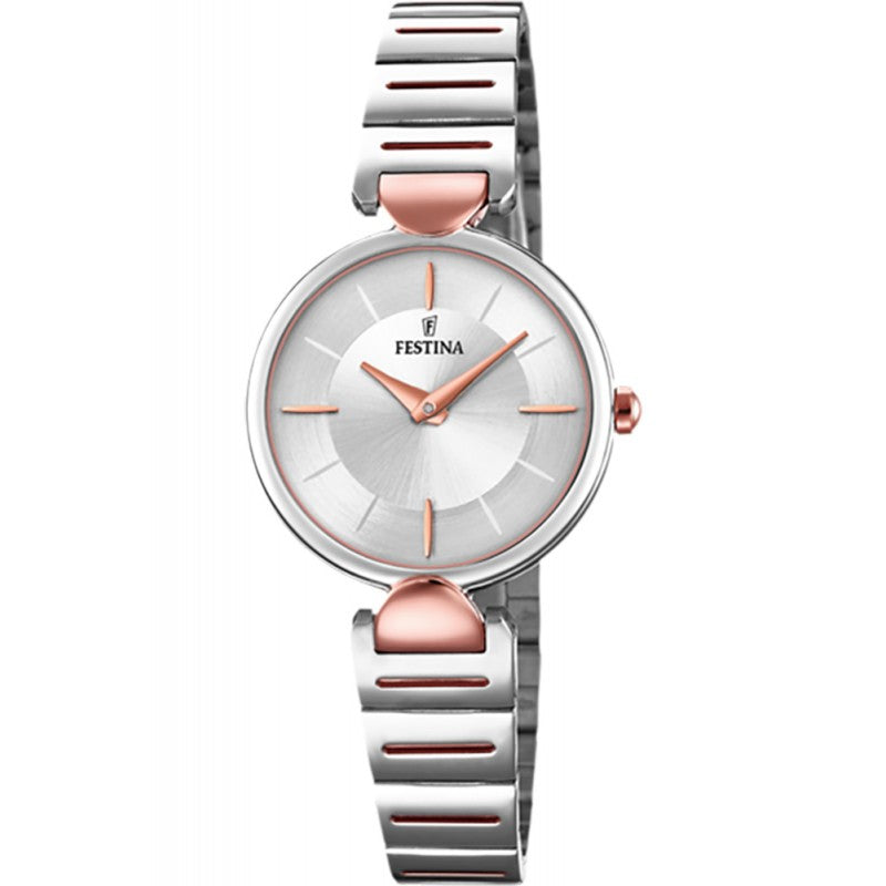 Orologio Festina Lady 29 Mm Acciaio Braccialato Acciaio/Pvd Oro Rosa