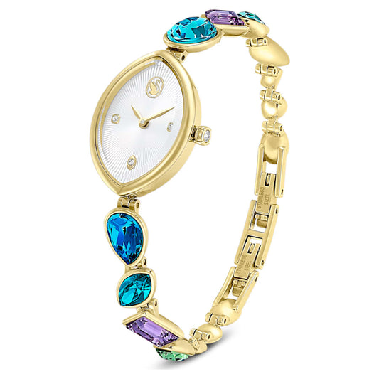 Orologio Swarovski Gema Bracciale in cristallo, Tono dorato, Finitura in tono dorato