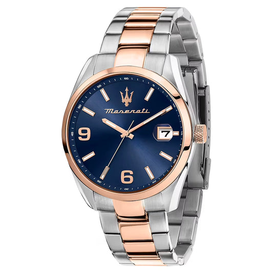 Orologio Maserati Attrazione 43 Mm Acciaio Braccialato Acciaio/Pvd Oro Rosa