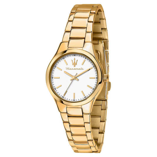 Orologio Maserati Attrazione 30 Mm Pvd Oro Braccialato
