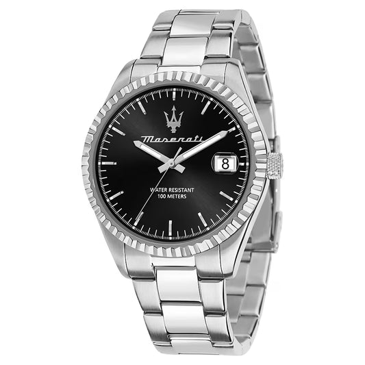 Orologio Maserati Competizione 43 Mm Acciaio Braccialato Nero