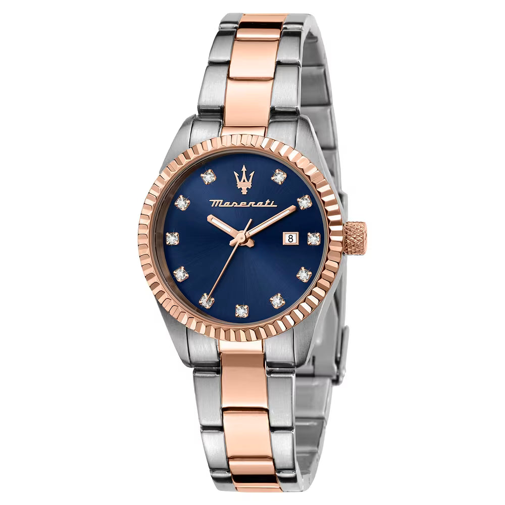 Orologio Maserati Competizione Lady 31 Mm Braccialato Acciaio/Pvd Oro Rosa