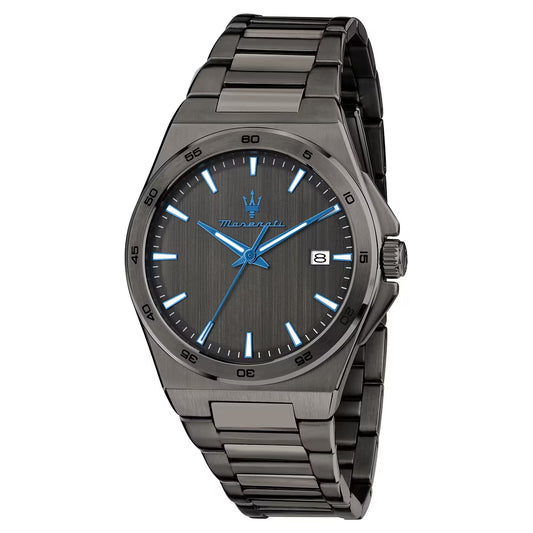 Orologio Maserati Dark Edition Velocità Slim 40 Mm Pvd Grigio Braccialato