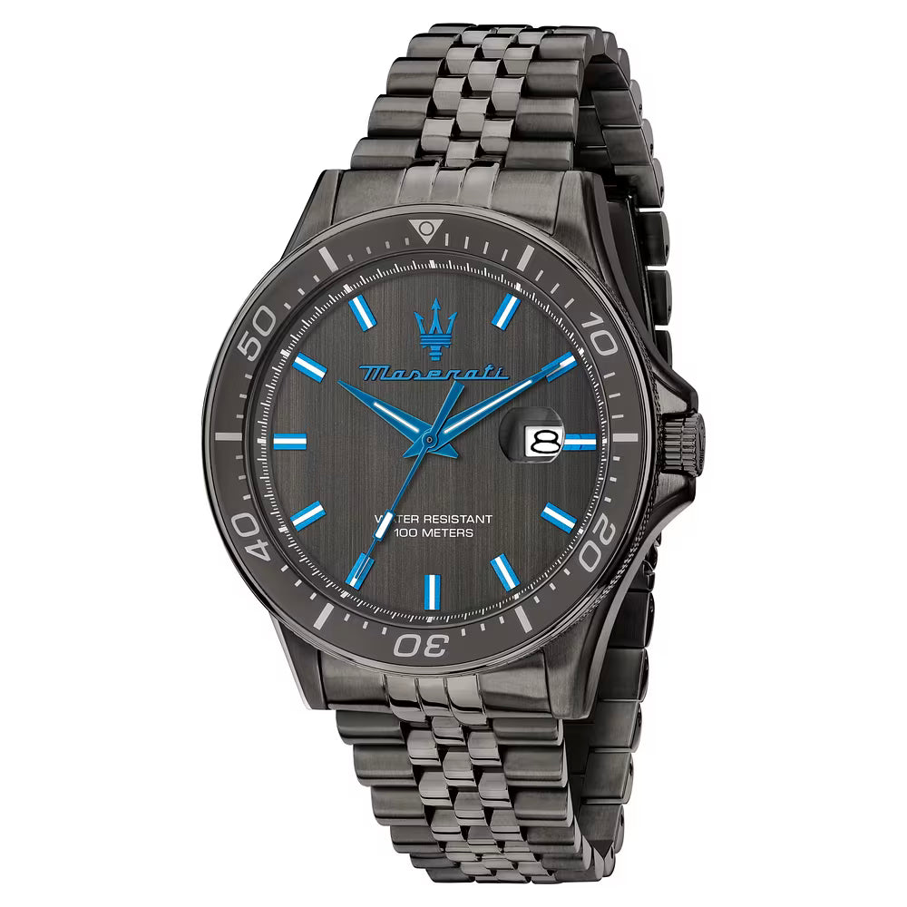 Orologio Maserati Dark Edition Sfida 44 Mm Pvd Grigio Braccialato