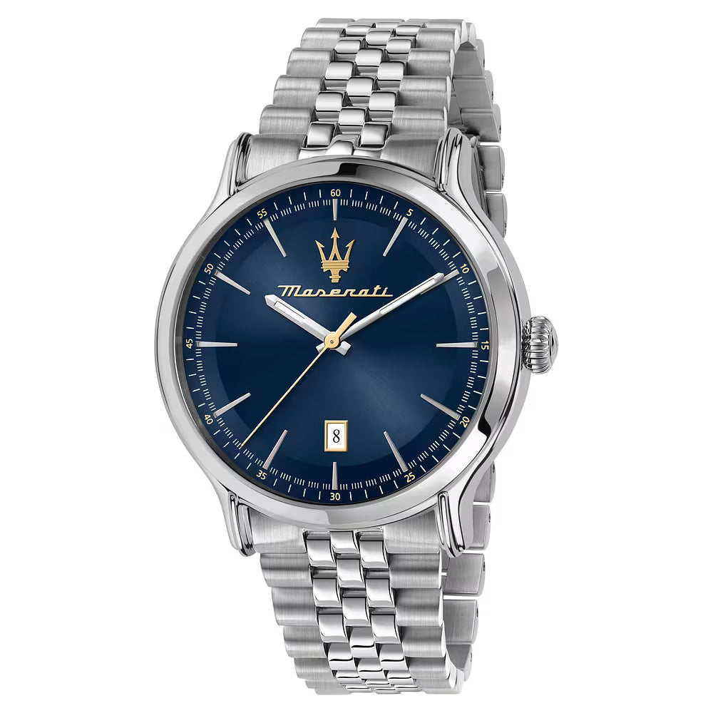 Orologio Maserati Epoca 42 Mm Acciaio Braccialato Blu