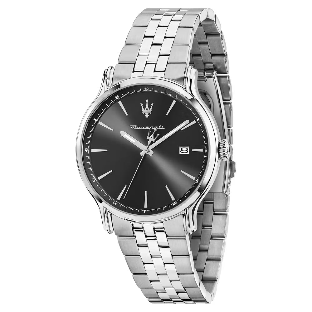 Orologio Maserati Epoca Slim 40 Mm Acciaio Braccialato Nero