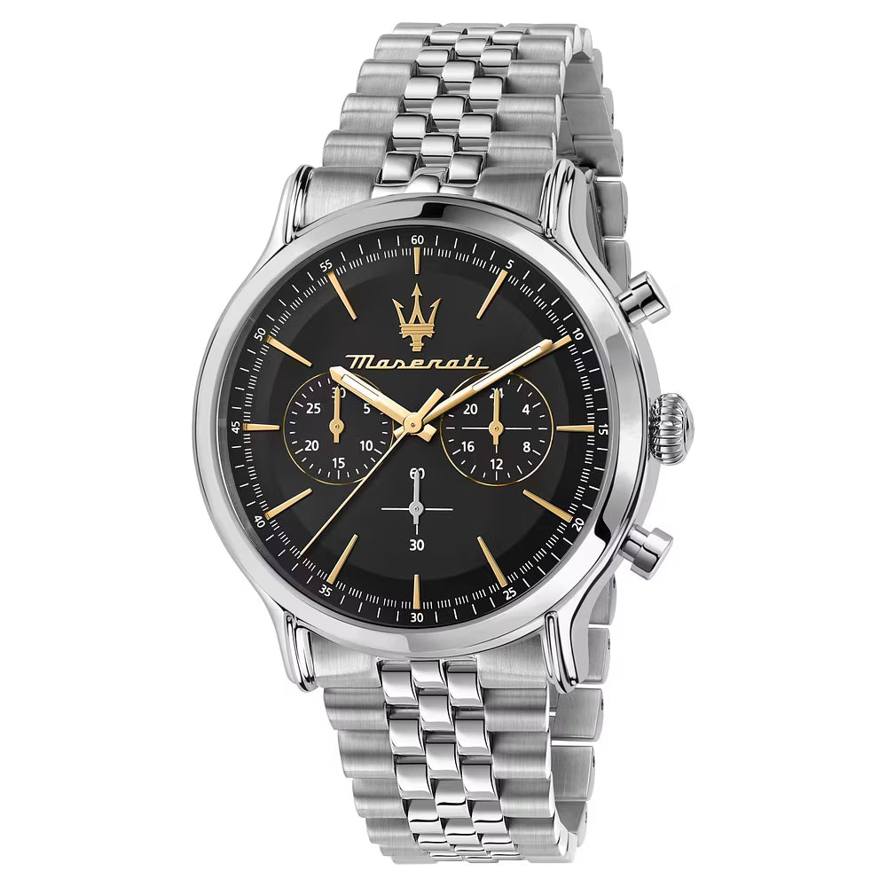 Orologio Maserati Epoca Chrono 42 Mm Acciaio Braccialato