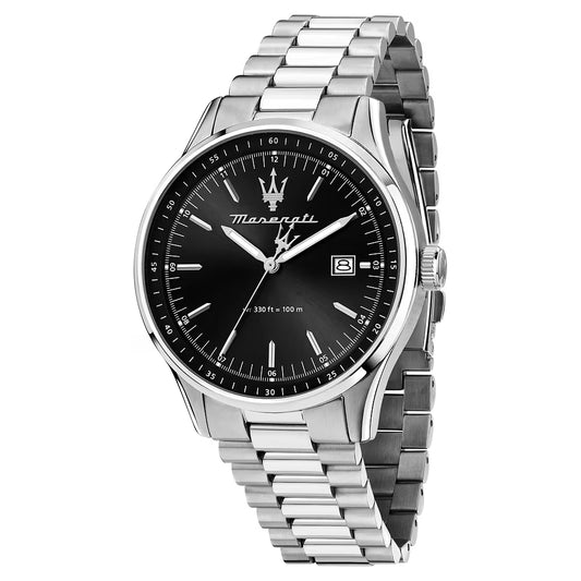 Orologio Maserati Sorpasso 42 Mm Acciaio Braccialato Nero