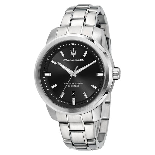 Orologio Maserati Time Successo 44 mm Acciaio Braccialato Nero