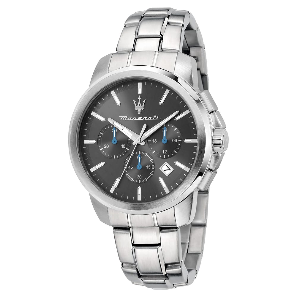 Orologio Maserati Successo 42 mm Chrono Acciaio Pvd Dark Gun Braccialato