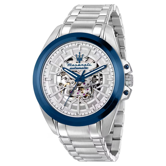 Orologio Maserati Traguardo 43 Mm Automatico Acciaio Braccialato
