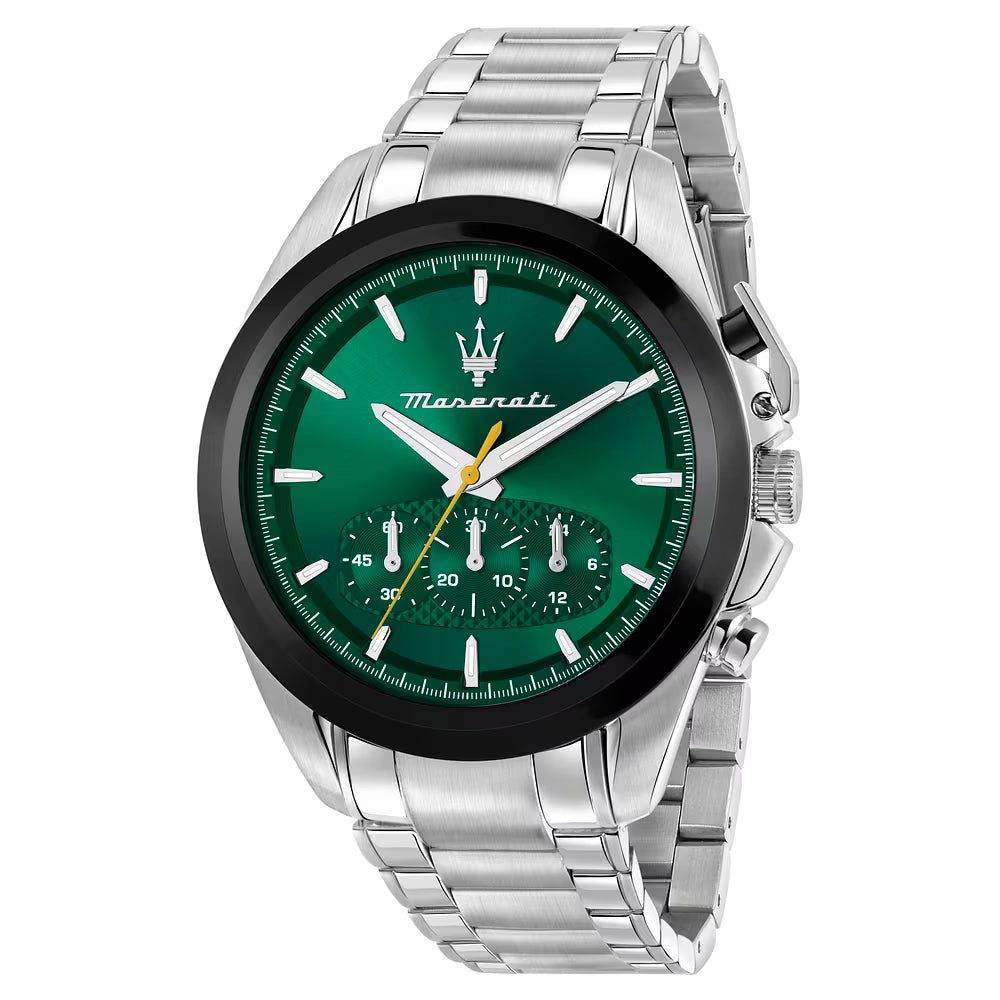 Orologio Maserati Traguardo 43 mm Chrono Acciaio Braccialato